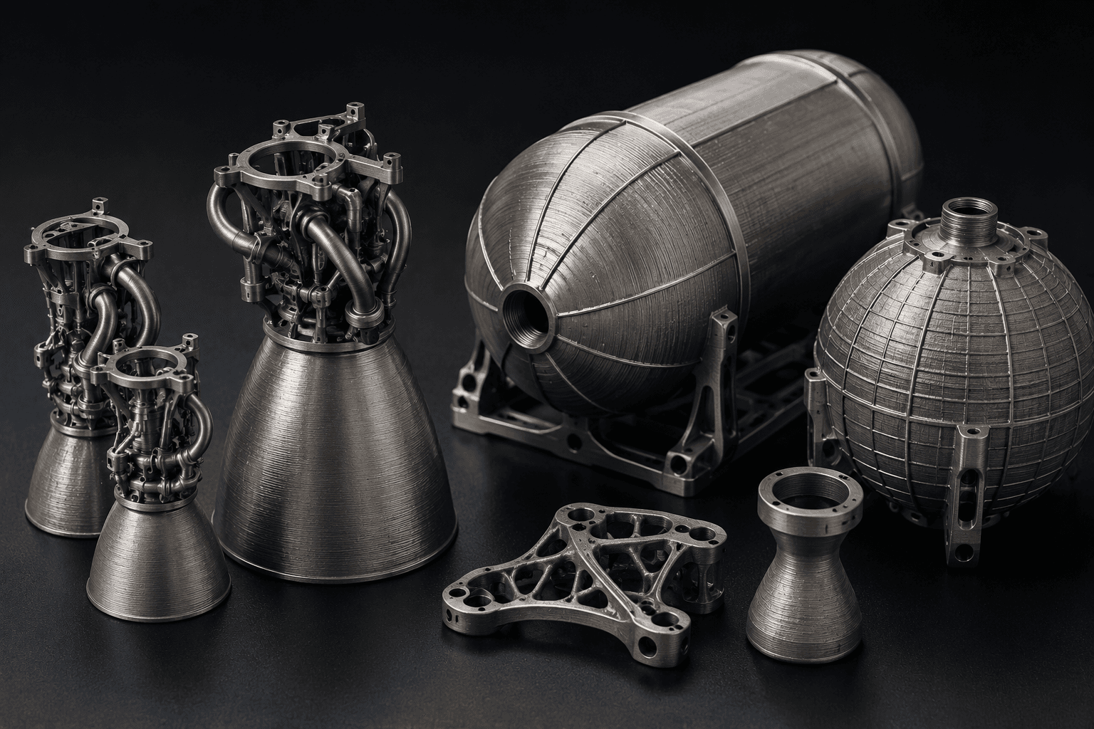 3D-printed thrusters & propellant tanks